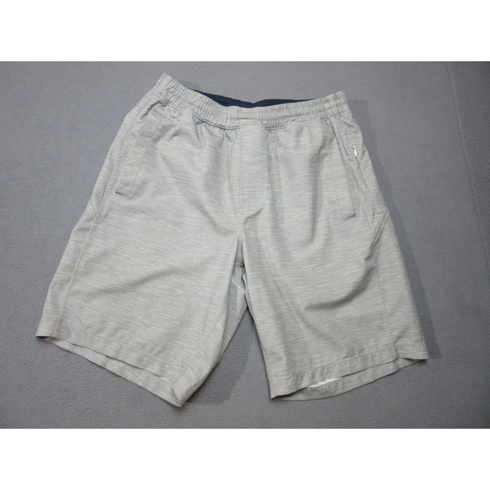 Birddogs Shorts Mens Medium Gray Space Dye Athletic Zipper Pockets
